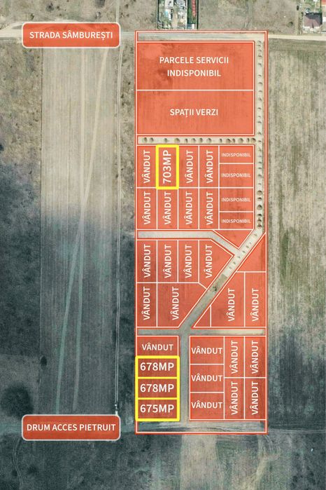 PUZ finalizat! Ultimele 4 parcele disponibile!