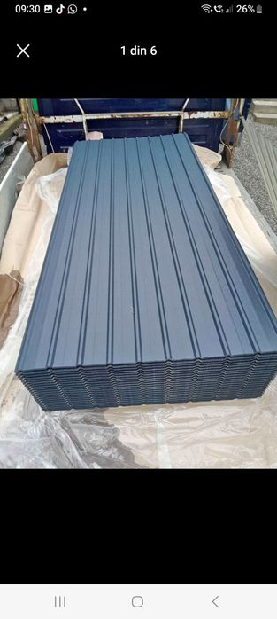 Vând tabla cutată zincata și color diferite grosimi