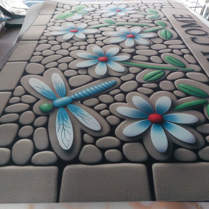 Супервпитывающий коврик для ванну, кухня и прихожей  80x120