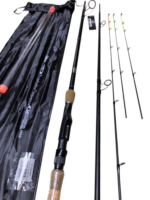 2 Lansete PRO FL Aventador Distance FEEDER 3.60m 180g + 2 Mulinete 650