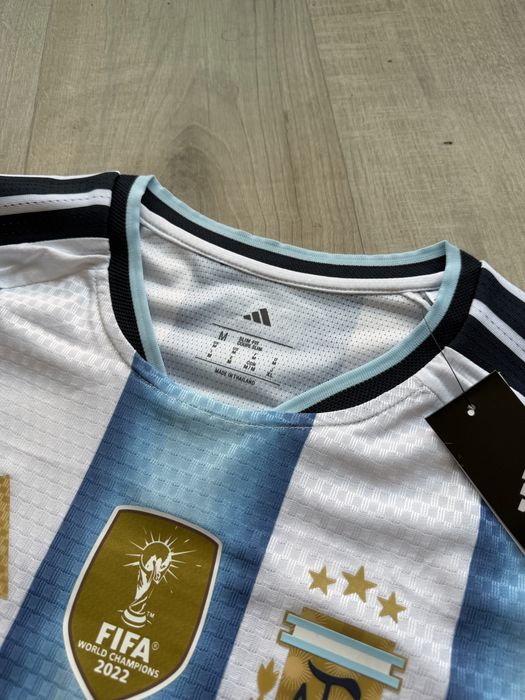 Tricou de fotbal Adidas Argentina Messi 10 finala vs Spania Leo Messi 10 marime M nou