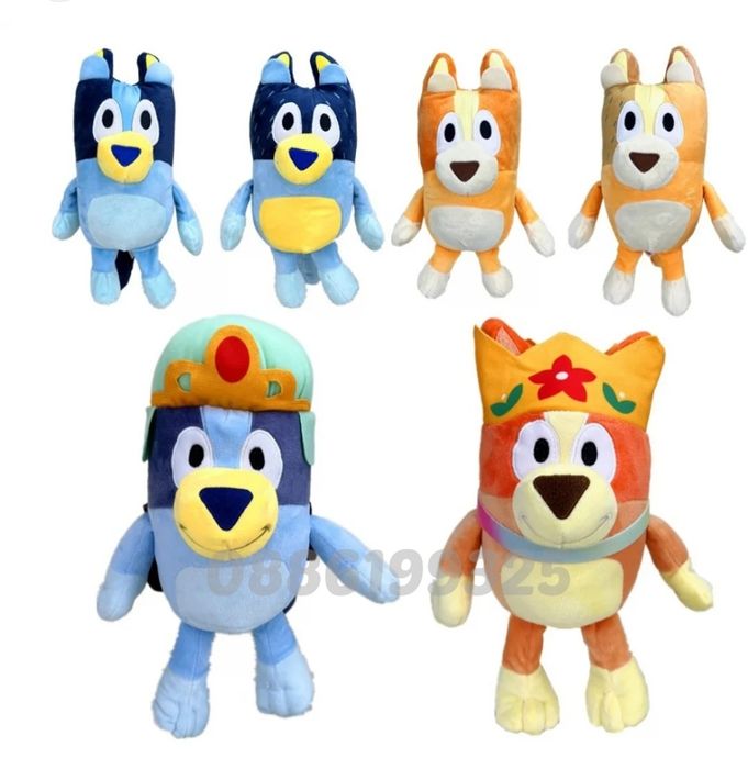 Плюшена играчка Блуи и Бинго Bluey Bingo плюшени играчки Всички герои