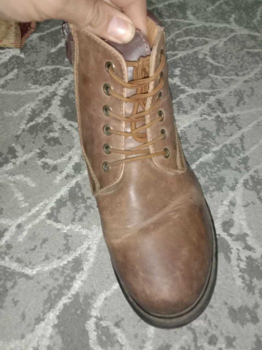 Сапоги погусапоги кожа