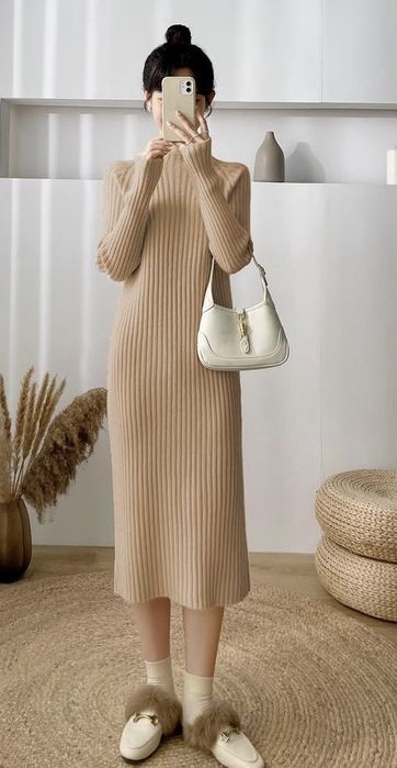 Платье трикотажное «лапша»