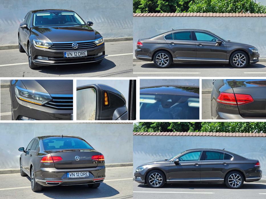 VW Passat Highline 2016 2.0TDI 190cp DSG / Distronic LINE SIDE Matrix Ventilatie / TOP