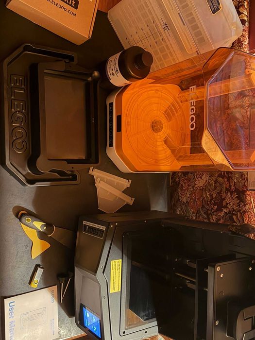 Elegoo Saturn 4 Ultra + Mercury Plus V3.0 + accesorii