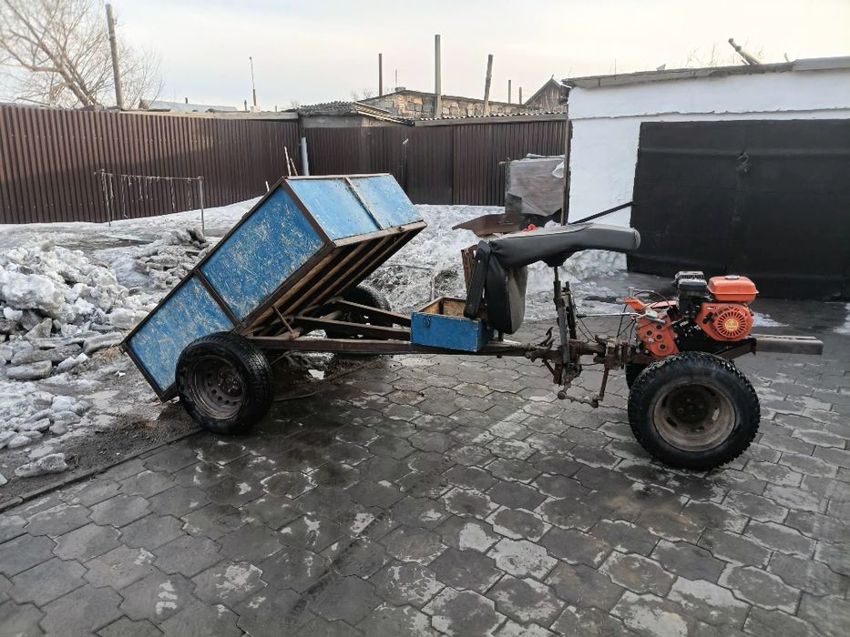 Мотоблок с подвесными. Возможен обмен.