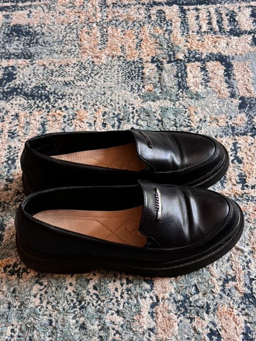 Кожанные лоферы 36р