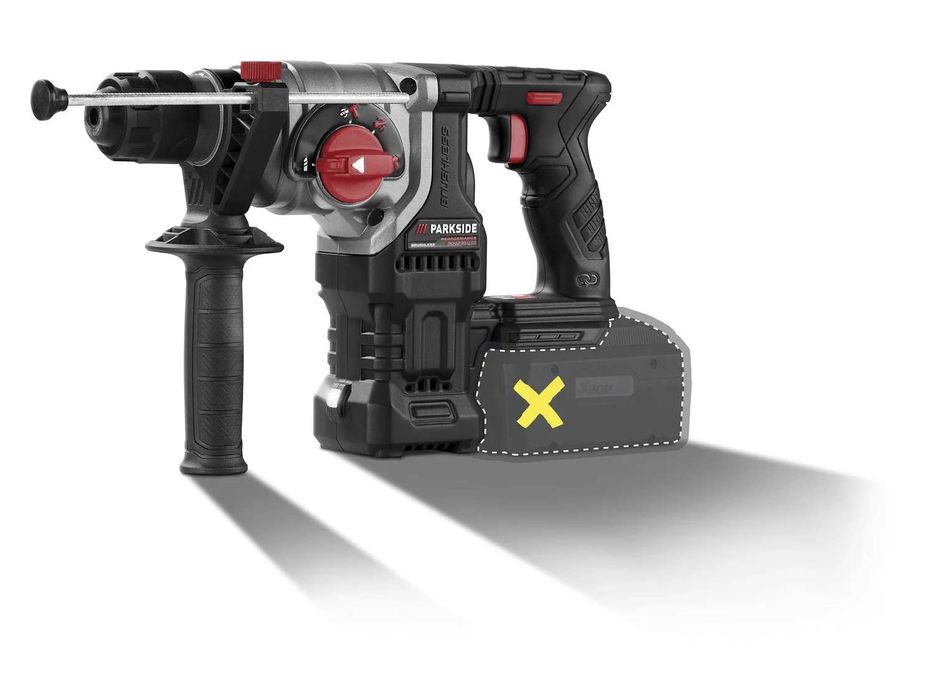 5г. ГАРАНЦИЯ Акумулаторен перфоратор Parkside PKHAP 20-Li C3