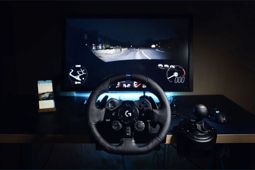 Logitech g923 trueforce + logitech driving force shifter