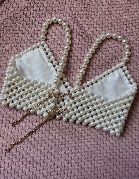 Перлен дамски топ/бюстие