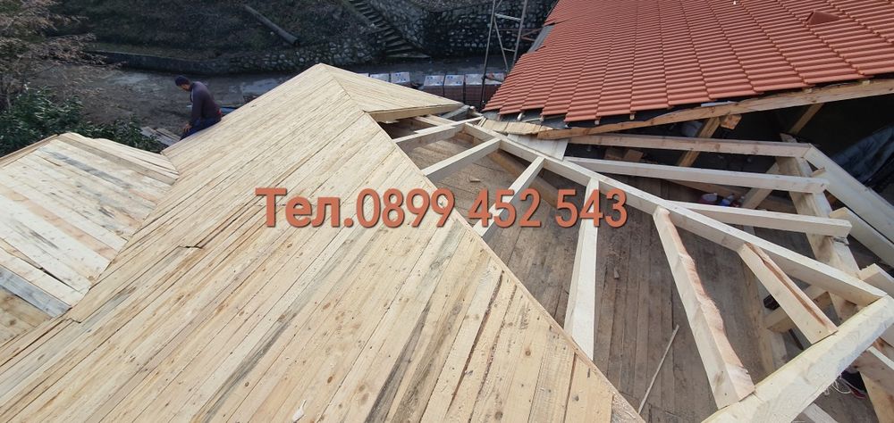 Ремонт на покриви, навеси, беседки, хидроизолация