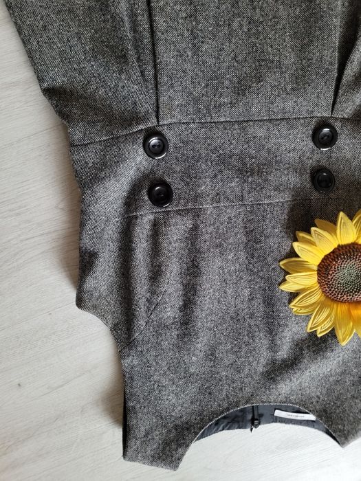 Rochie dama office imprimeu pepit