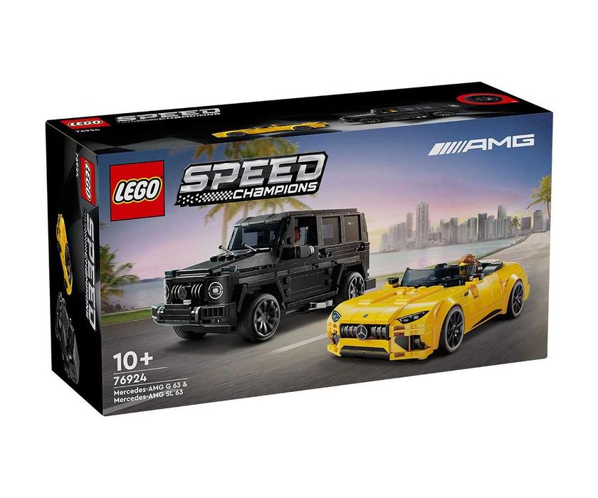 LEGO Speed Champions 76924 - Mercedes-AMG G 63 и Mercedes-AMG SL 63