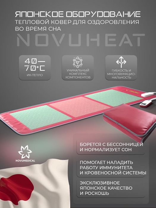 Тепловой ковер-массажер NovuHeat от NovuMedical