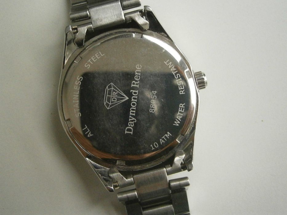 DAYMOND RENE, GMT, 10 atm. waterresistant, all steel, 44mm