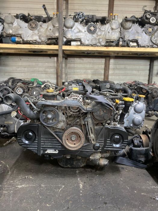 Контрактный Двигатель на Субару EJ20 EJ22 ребристый
