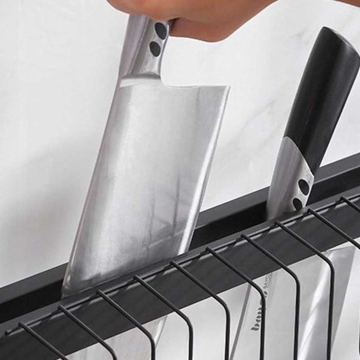 Двуетажен сушилник за съдове с поставка за дъска за рязане