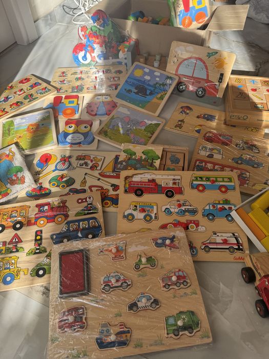 Lot jucarii din lemn