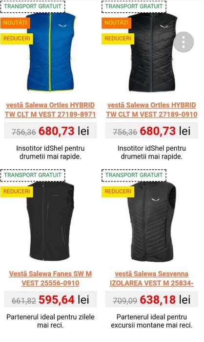 Vesta puf Salewa