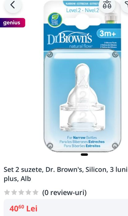 Set 5 Biberoane cu 10 tetine, 120ml, Dr. Browns