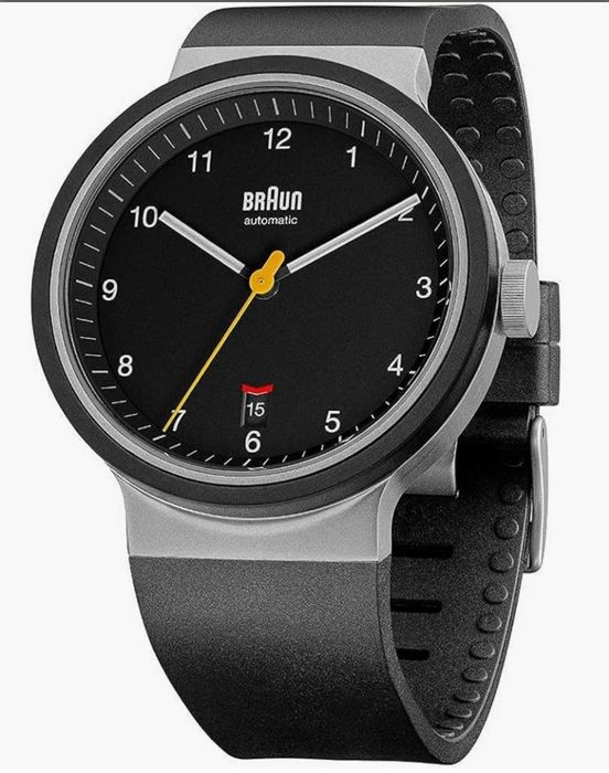 Braun механические часы с автоподзаводом диаметром 40 мм
