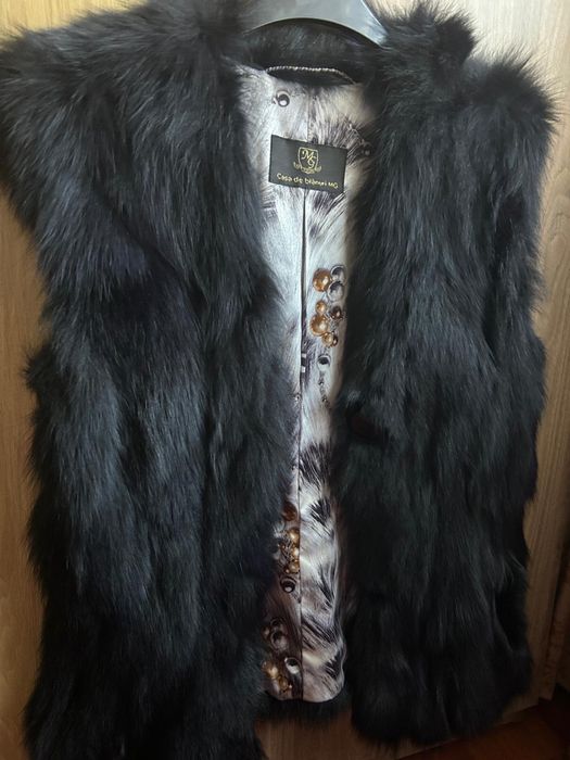 Vesta din blanda de vulpe naturla , de dama , Casa de blanuri Mg