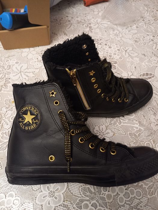 Converse высокие утеплённые, оригинал. 23.5 см