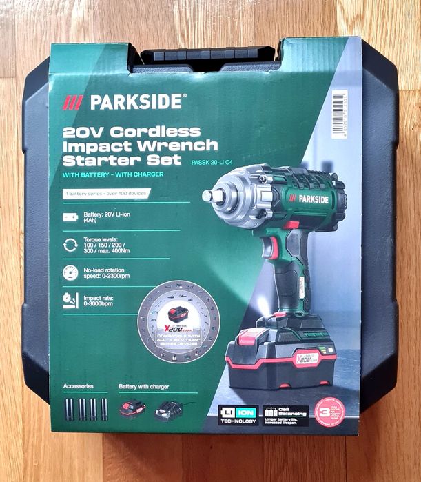 Парксайд Гайковерт 400Nm,  Ъглов гайковерт 110 лв