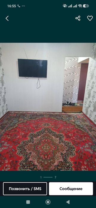 Uy sotiladi 5 mkrayonda karaleni dom 1xonalikni 2 xonalik qilinga 48
