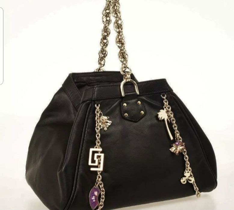 Versace ,нова дамска чанта ,естествена агнешка кожа