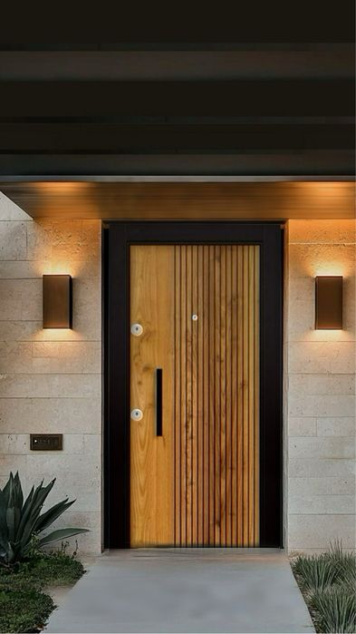 Входна врата с метална каса-Perge