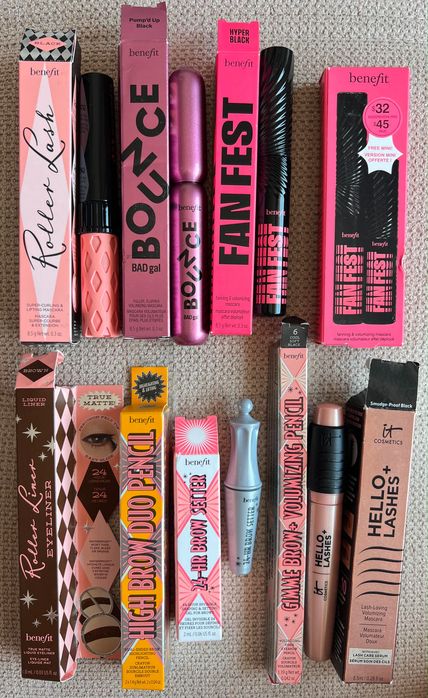 Оригинална козметика спирали и др. Rare,Huda,Too faced,Pat McGrath,ABH