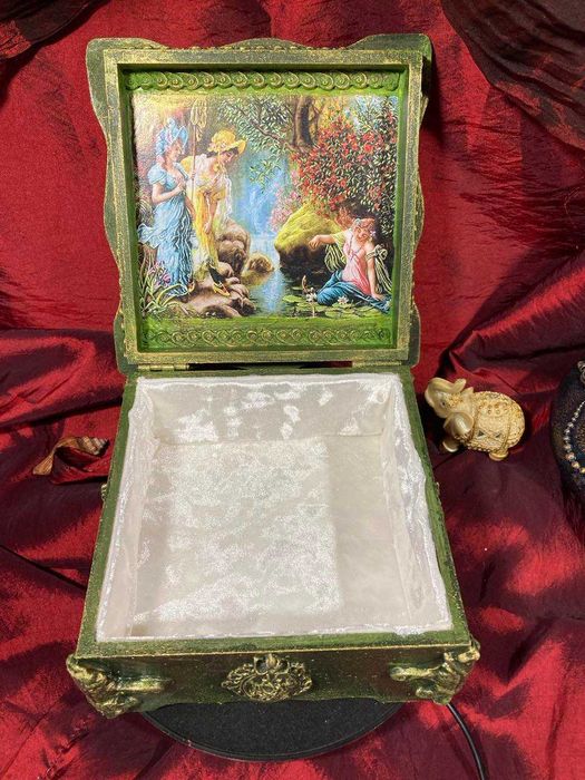 Кутия за бижута ръчна изработка