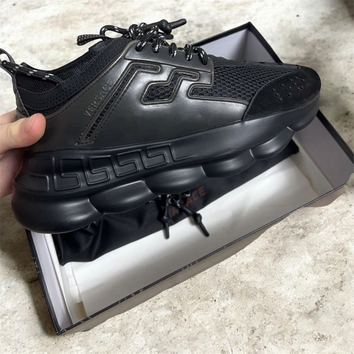 #NOU# Versace Chain Reaction Full Black Premium - Verificare Colet