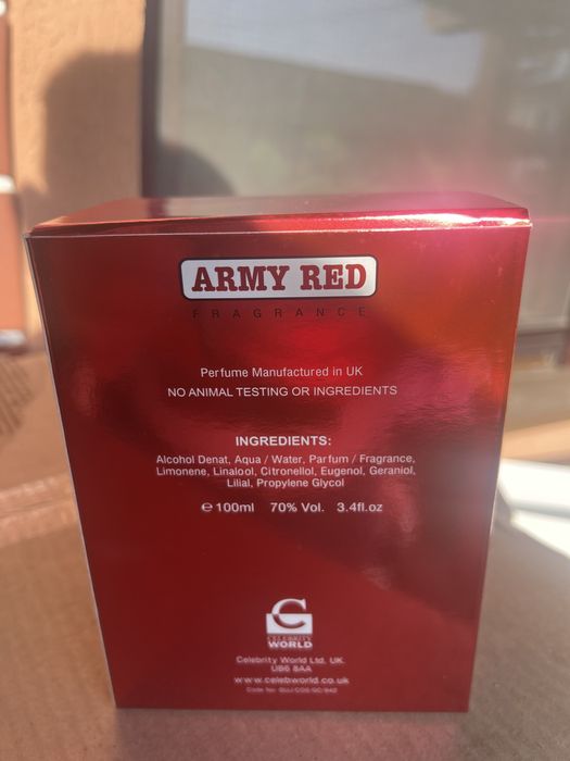 Vand parfum red army englesesc