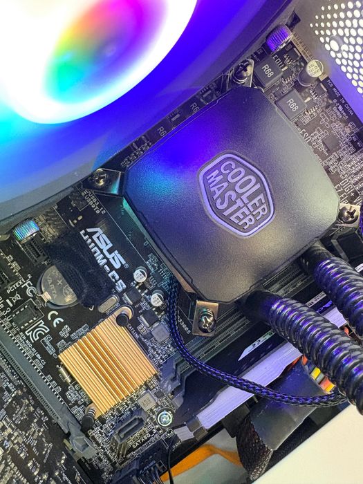 PC Gaming i5 DDR4 GTX 1060 6GB NZXT H210i AIO RGB. build alb negru