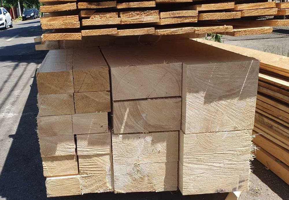 Depozit cherestea rasinoase, grinzi, scandura constructii, sipca cuie