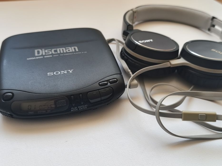 CD player + căști Sony