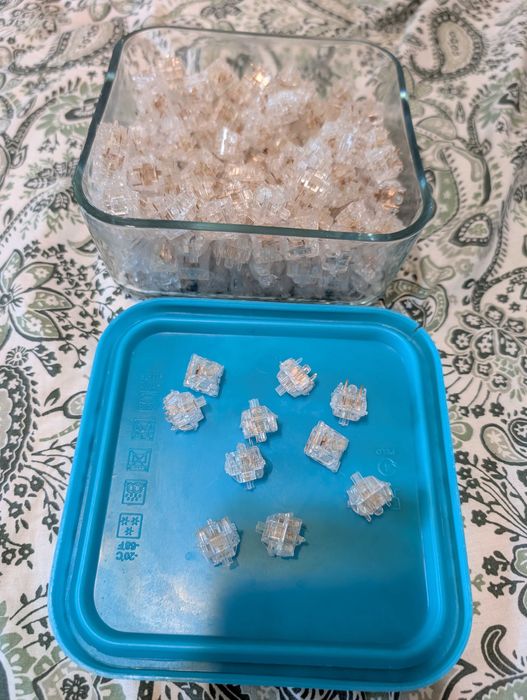 Switch-uri tastatura Everglide Aqua King, Gateron, Durock