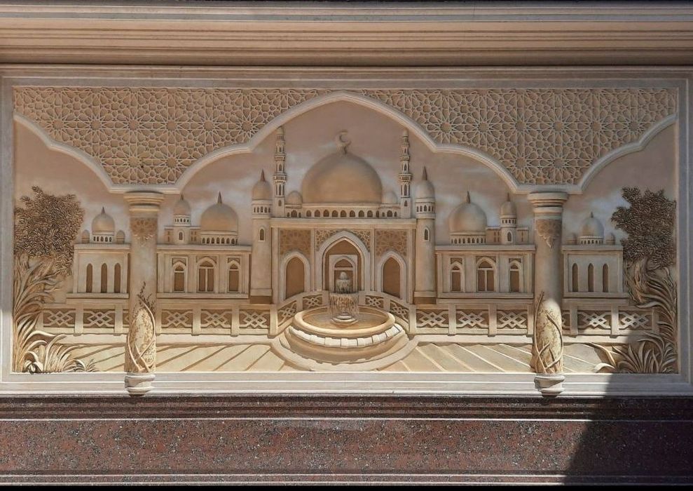 Художник, рельеф барельеф буртма тасвирлар