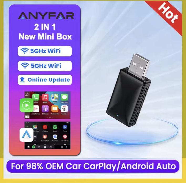 Adaptor Android Auto/Apple Carplay wireless