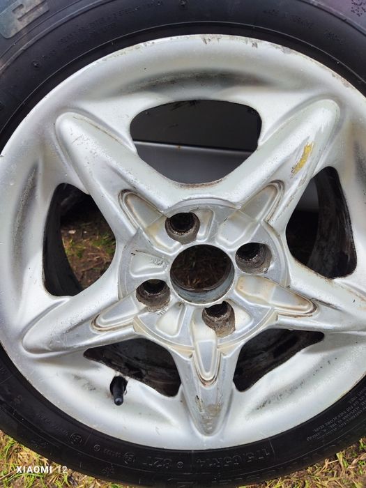 4 лети джанти 4х100 с хубави зимни гуми