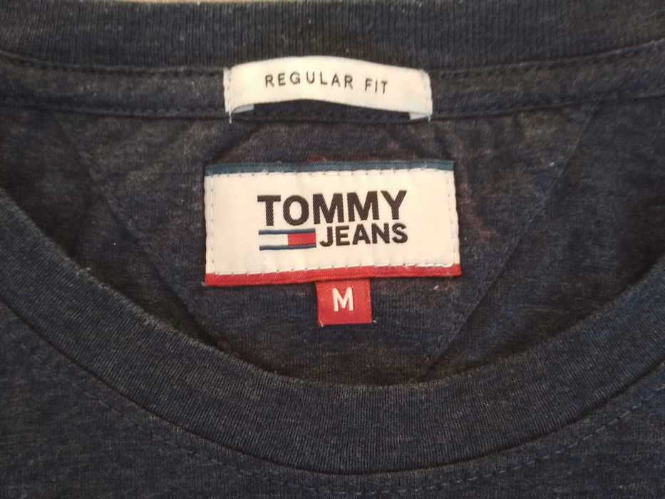 блуза фланелка тениска TOMMY HILFIGER JEANS с къс ръкав