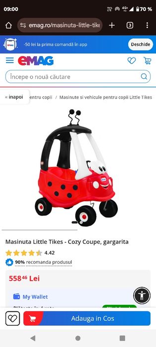 Masinuta Premergator