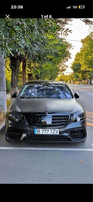 Mercedes-Benz S400 4MATIC Long 2018 – Business Class – 4 Locuri – Pachet S63 AMG – Mega Full – Interior Crem