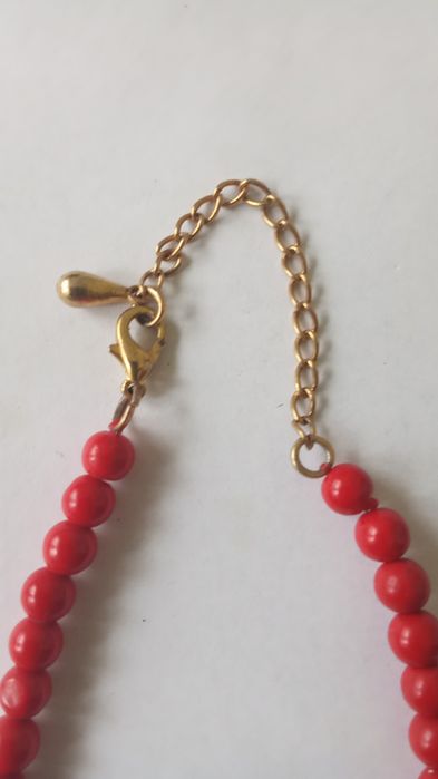 Бусы Коралл красный