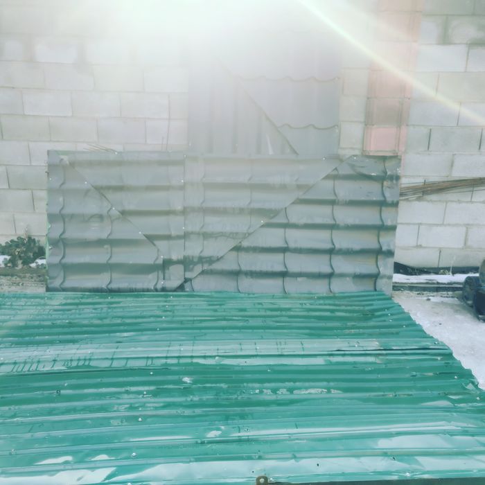 Ворота с калитками временные