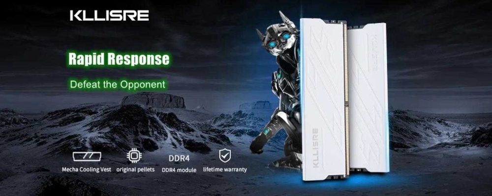 Desktop RAM 16GB DDR4 3200MHz Компютърна Памет с Охладител Intel/AMD