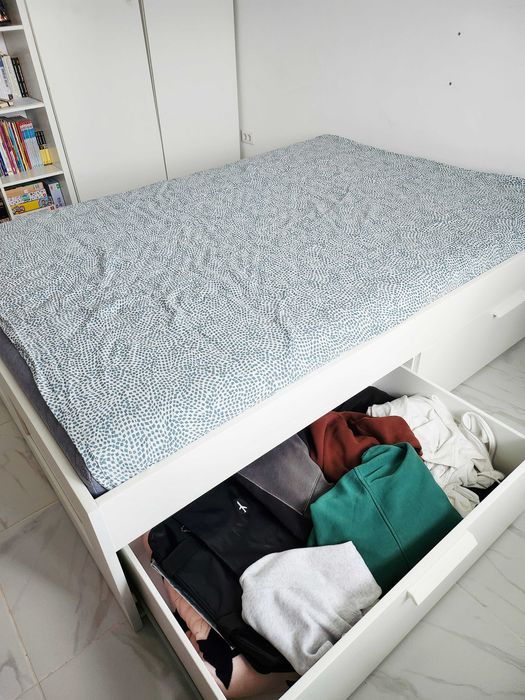 Pat ikea 140/200 + saltea+ somiera